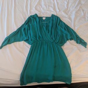 Dark teal Parker NY designer dress; semi-formal